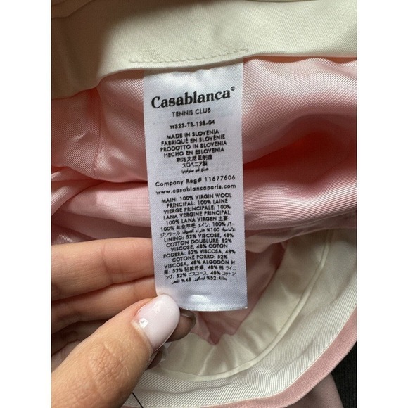 Casablanca Flared Wool Trousers - Picture 7 of 8